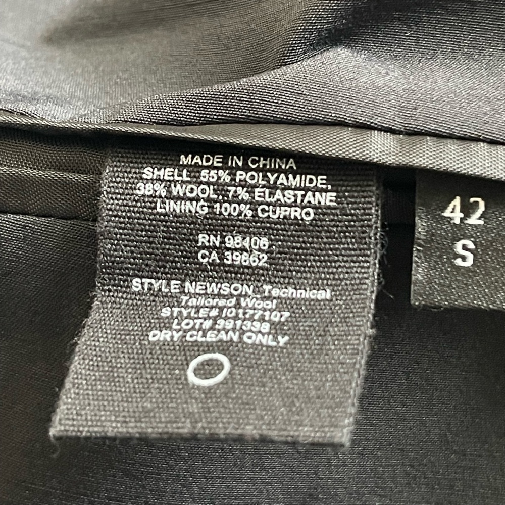 Theory Charcoal Wool Blend Jacket - Picture 7 of 7